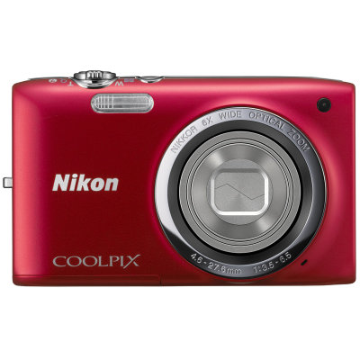 尼康（Nikon）COOLPIX S2700数码相机（红色）