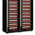 索比亚SY-480 专业恒温红酒柜（大容量 组合款 黑色）(黑色明拉手平架)第3张高清大图
