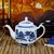 茶壶水壶油壶中国风老式怀旧青花釉下彩景德镇陶瓷茶壶凉水壶(梧桐)第5张高清大图