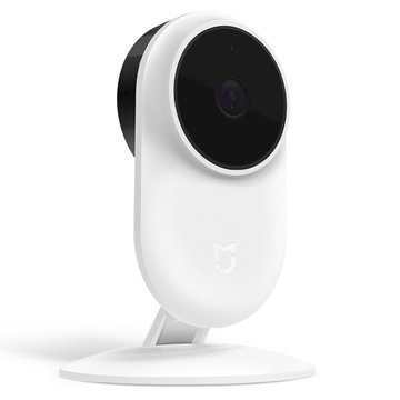 小米(MI) SXJ01ZM 1080P全高清分辨率 130°广角镜头 米家智能摄像机 10米红外夜视 双向语音通话 白色