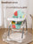beeshum-Lucky宝宝餐椅儿童家用吃饭多功能可折叠婴儿餐桌椅子(【经典纯色】：Lucky-雾霭蓝 默认版本)第2张高清大图