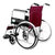 可孚折叠轻便轮椅老人残疾人旅行代步便携轮椅手推车代步车免安装(红色)第4张高清大图