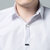 BEBEERU 春装休闲男式衬衣 男士修身韩版长袖衬衫 大码衬衫SZ-66 值得(白色)第3张高清大图