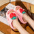 SUNTEK踩屎感儿童拖鞋夏季防滑女孩小童女童宝宝洗澡男童小孩室内凉拖鞋(24-25码（内长16cm） 粉红色-草莓)第3张高清大图