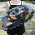 超大型儿童充电遥控坦克战车玩具汽车模型可发射子弹履带金属炮管儿童礼物(沙漠黄 四电配置送礼包+800子弹两履带)第4张高清大图