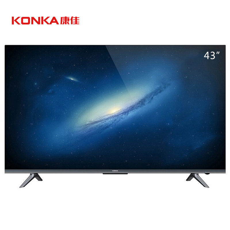 康佳konka43英寸全景ai智能语音4k超高清平板液晶电视机led43c1