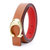 蔻驰 COACH 奢侈品 女士专柜款双面皮质腰带皮带棕色配红色 78176 B4OH2-S(棕色配红色)第3张高清大图
