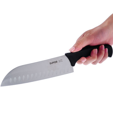 苏泊尔（SUPOR） 刀具套装 不锈钢菜刀 水果刀 砍骨刀 剪刀 切片刀 T1310E 三件套