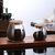 卓宜佳居（ZJOY)厨房蘑菇造型精致玻璃储物罐杂粮密封罐食品收纳罐茶叶罐咖啡豆罐子(容量400毫升2只装)第2张高清大图