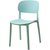 北欧风塑料现代餐椅简约家用成人椅子靠背凳子奶茶店化妆休闲椅子(L.G.F.-深蓝色)第5张高清大图