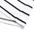 稻草人夏季商务短袖T恤男士翻领条纹修身大码POLO衫301(红色 XXXL)第3张高清大图