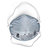3M 口罩 8246 R95 防酸性气体异味 及颗粒物防护口罩 头带式(单个)第5张高清大图