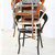 【京好】藤椅子茶几桌子现代简约环保 阳台休闲办公户外家具B79(咖啡色款式 单买1椅子)第2张高清大图