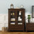 亚格林 美式 高柜 矮柜 实木柜子客厅电视柜搭配高矮柜储物柜(胡桃色 高柜)第5张高清大图