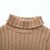 巴拉巴拉女童针织衫2018年新款冬季大童儿童毛衣女套头毛衫高领女(165cm 卡其5624)第3张高清大图