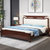 金屋藏娇新中式实木床主卧室现代简约1.5M1.8米双人床小户型木板床(1.5米单床)第4张高清大图