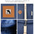 海鸦  双肩背包加厚大容量时尚旅行包 电脑包 休闲包简约多功能背包(深蓝色)第6张高清大图