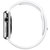 Apple Watch 智能手表（42毫米不锈钢表壳搭配白色运动型表带 MJ3V2CH/A）第3张高清大图