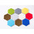 韩国创意毛毡六角形智力板多功能彩色置物墙贴装饰板壁饰zw3030第2张高清大图