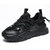 CaldiceKris（中国CK）厚底网面情侣运动情侣老爹鞋CK-X9302(黑色 42)第5张高清大图