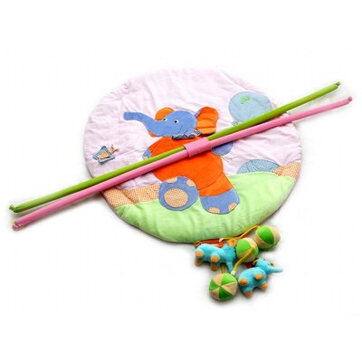 智乐美（Jolami）XYB10多功能婴儿健身架婴儿游戏垫（天鹅绒游乐园）