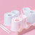 茶花卫生间牙刷架置物架漱口杯套装家用简约北欧浴室放牙膏多功能(粉色)第4张高清大图