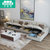 沙皮宝(SHAPBAO) 沙发现代简约客厅布艺沙发小户型北欧储物可拆洗组合沙发(标准版 双人位+贵妃位)第2张高清大图