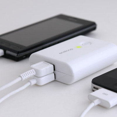松下 爱乐普 双USB输出 充电宝 5000毫安 便携迷你通用可爱手机 移动电源