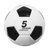 互西青少年学生TPU机缝足球成人训练比赛5号标准耐磨黑白块足球赠打气筒和气针(黑白块 默认)第2张高清大图