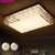 品拓 LED吸顶灯大气现代简约客厅灯长方形水晶灯具卧室灯大厅餐厅灯具灯饰(65x65三色)第5张高清大图