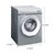 西门子10公斤洗衣机全自动 家用变频 智能除渍 滚筒洗衣机WB45VM080W(银色 10kg)第5张高清大图