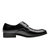 Jinho金猴 时尚英伦风气质 商务休闲 系带舒适透气男单鞋Q2936(黑色 40)第4张高清大图