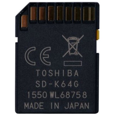 东芝（TOSHIBA）SDXC存储卡 64G Class10-48MB/s高速升级 红色【真快乐自营 品质保证】