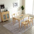 吉木多 红橡木实木餐桌椅组合 一桌六椅禅意新中式家用长方形饭桌(1.2米原木色 单餐桌)第3张高清大图