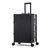 丹爵（DANJUE）ABS+PC材质时尚新颖拉杆箱铝框密码箱旅行箱万向轮行李箱 D31(黑色 25英寸)第2张高清大图