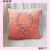 嘟喜乐 猪猪靠垫抱枕40cm*40cm柔软靠垫(新疆西藏青海不发货）(橘红)第5张高清大图