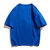 美式复古个性印刷拼色短袖圆领男夏季新款潮牌宽松学生体恤  MD85(MD85蓝色 XXL)第3张高清大图