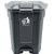 俊采云JCY-E3带轮脚踏果壳箱 商用户外垃圾桶酒店带盖果皮箱 70L灰色（单位：个）(灰色 JCY-E3)第3张高清大图