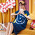 【俞兆林】 爱心小熊睡衣女夏季短袖可爱可外穿2021年新款女士家居服套装 36005(蓝色 M)第4张高清大图