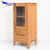 TIMI 日式实木展示柜 实木影音柜 玻璃门柜 实木储物收纳陈列柜(原木矮柜 默认)第4张高清大图