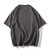 集野短袖男潮牌夏季薄款T恤2022设计感小众男士休闲运动T恤(绿色 M)第5张高清大图