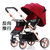 亿宝莱790（yibaolai） 婴儿推车可坐可躺轻便折叠透气宝宝儿童便捷手(土豪金紫色)第2张高清大图