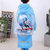 学生儿童雨衣 带书包位托马斯男女宝宝防水加厚雨披小孩卡通图案雨披充气帽檐(蓝色)(XL(身高130cm-140cm))第3张高清大图