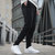 Nike/耐克 AIR JORDAN秋冬加绒收脚男子休闲运动长裤 DH9503-010(黑色 XL)第2张高清大图