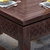 吉木多 红橡木实木餐桌椅组合 一桌六椅禅意新中式家用长方形饭桌(1.3米*0.8米 一桌六椅)第3张高清大图