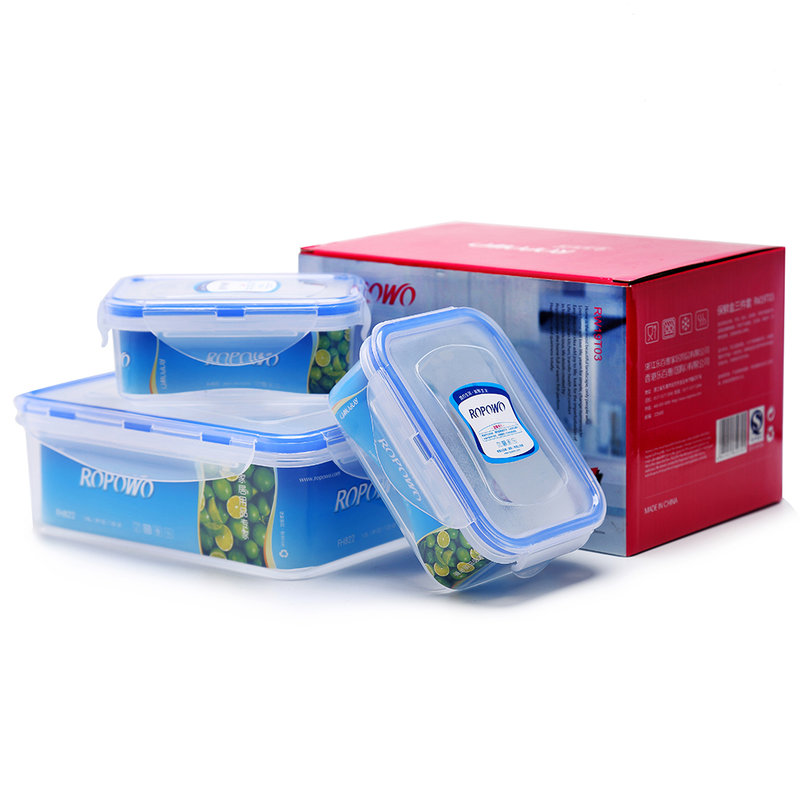 乐百惠(ropowo) rw19t03 保鲜盒彩盒套装