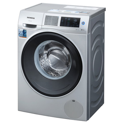 西门子(SIEMENS) WS12U4680W 6.5公斤 超薄 滚筒洗衣机（银色）