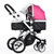 wikider威可迪高景观婴儿车 婴儿推车可坐可躺轻便携折叠避震双向四轮手推车(浅紫色)第4张高清大图