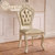 拉斐曼尼 FY005 欧式实木餐椅 法式皮椅餐桌椅 田园扶手椅橡木椅(A款无手扶（两把） 默认)第2张高清大图