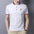 传奇保罗夏季牌新款保罗Polo衫男士短袖T恤 翻领半袖男装体恤衫潮（M-3XL）ZMN850(白色 L)第2张高清大图